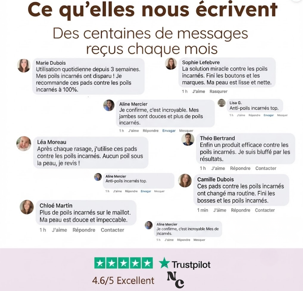 Pads Anti Poils Incarnés
